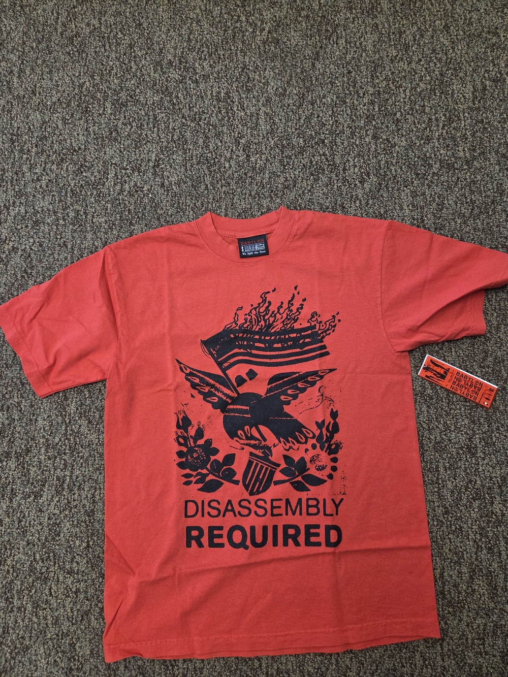 Disassembly Required Red Graphic Tee by